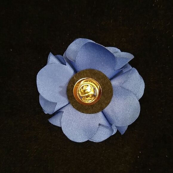 MEN'S SOLID ROYAL LAPEL FLOWER. - Picture 2 of 3